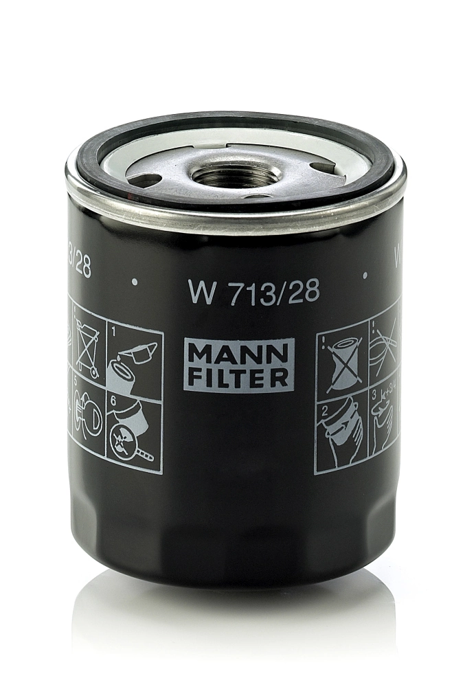MANN-FILTER W713/28 — Фільтр оливний двигуна (вир-во MANN)