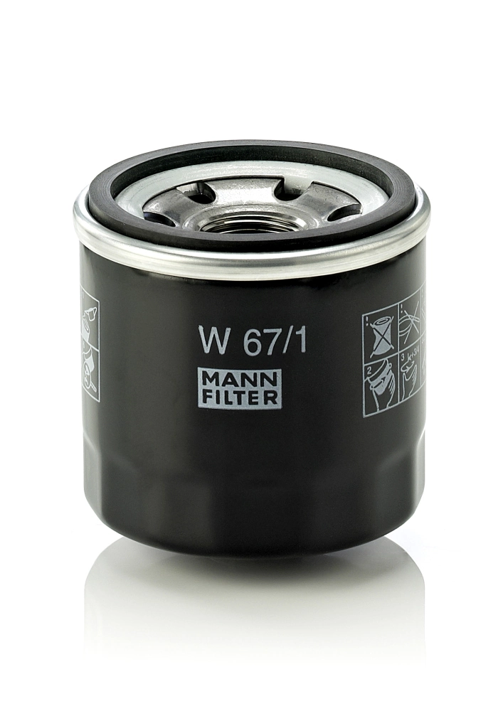 MANN-FILTER W67/1 — Фільтр масляний