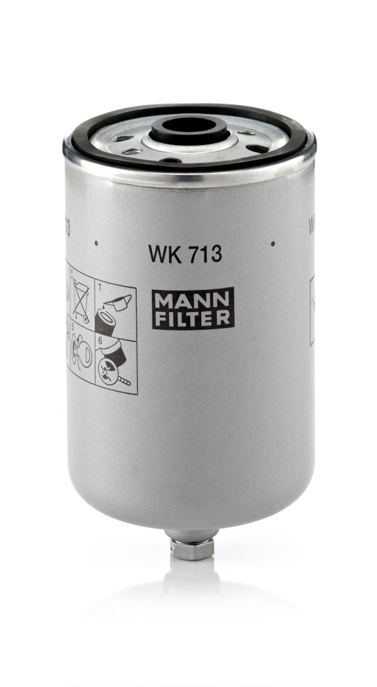 Filtre à carburant MANN-FILTER WK 713