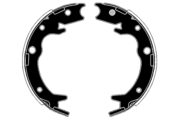 Brake Shoe Set, parking brake