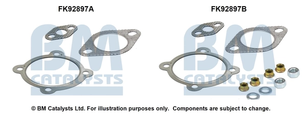 Mounting Kit, catalytic converter