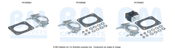 Mounting Kit, exhaust pipe