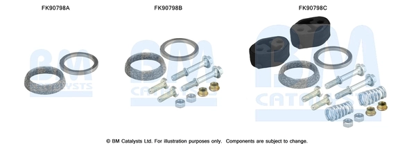 Kit d'assemblage, catalyseur BM CATALYSTS FK90798