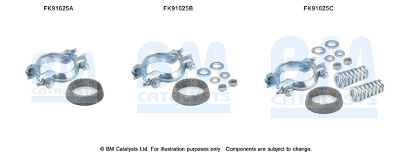 Kit d'assemblage, catalyseur BM CATALYSTS FK91625