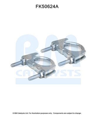 Kit d'assemblage, tuyau d'échappement BM CATALYSTS FK50624