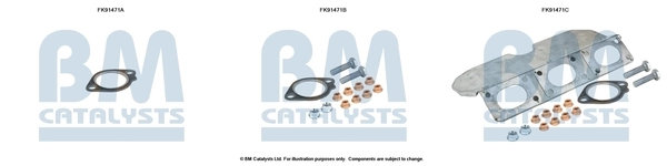 Mounting Kit, catalytic converter