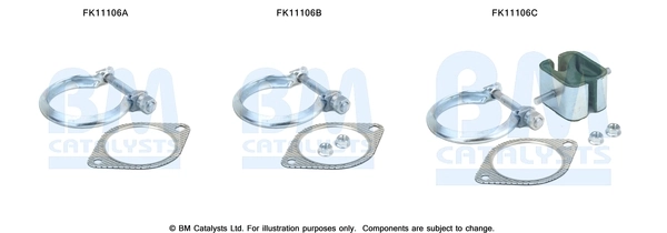 Mounting Kit, soot/particulate filter