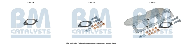 Mounting Kit, catalytic converter