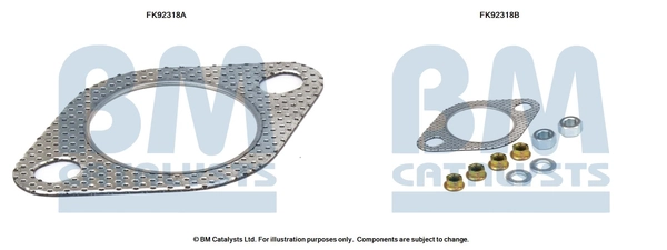 Kit d'assemblage, catalyseur BM CATALYSTS FK92318