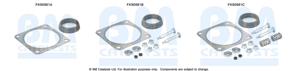 Kit d'assemblage, catalyseur BM CATALYSTS FK90981