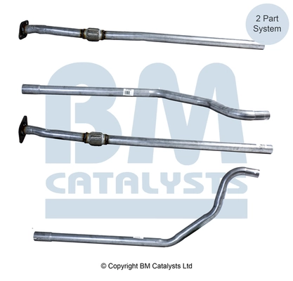 Tuyau d'échappement BM CATALYSTS BM50107