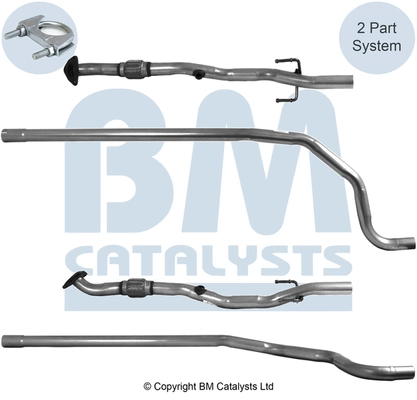 Tuyau d'échappement BM CATALYSTS BM50156