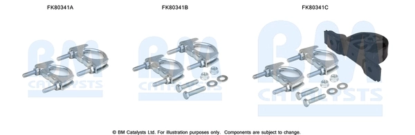 Kit d'assemblage, catalyseur BM CATALYSTS FK80341
