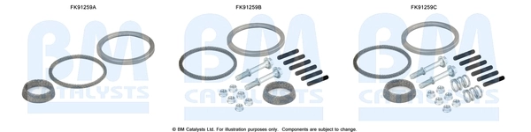 Kit d'assemblage, catalyseur BM CATALYSTS FK91259