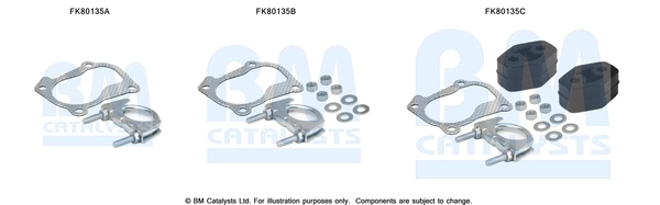 Kit d'assemblage, catalyseur BM CATALYSTS FK80135