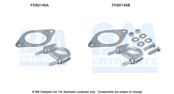 Kit d'assemblage, catalyseur BM CATALYSTS FK80146