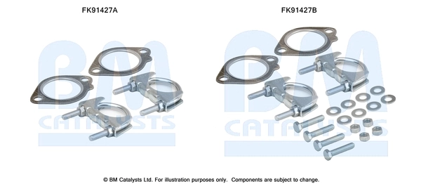 Mounting Kit, catalytic converter