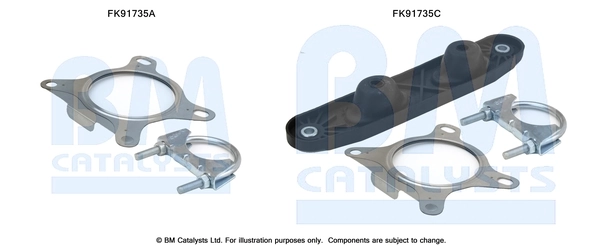 Kit d'assemblage, catalyseur BM CATALYSTS FK91735