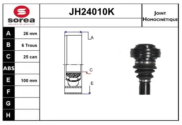 Joint Kit, drive shaft