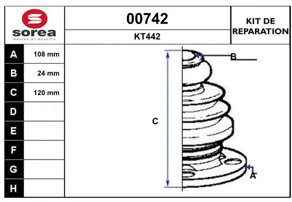 Bellow Kit, drive shaft