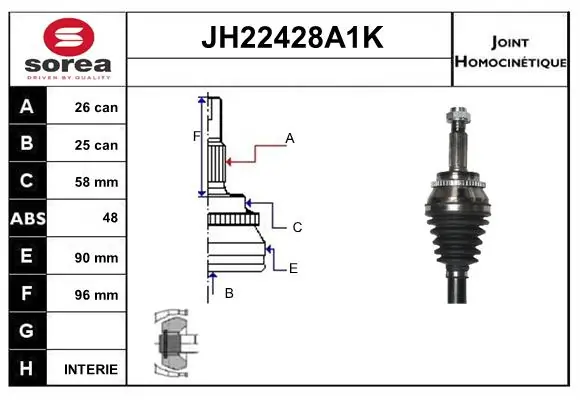 Joint Kit, drive shaft