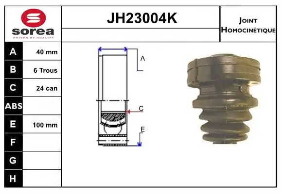 Joint Kit, drive shaft