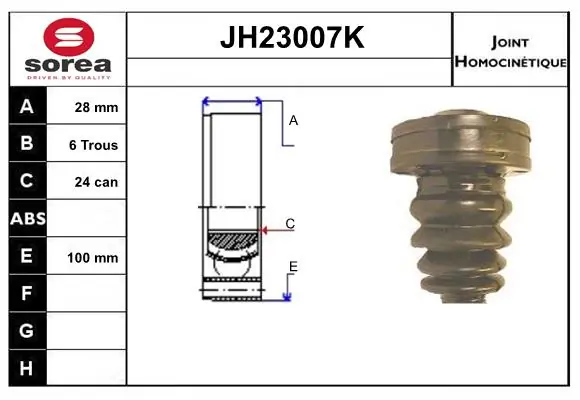 Joint Kit, drive shaft