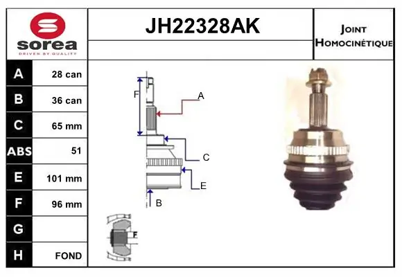 Joint Kit, drive shaft