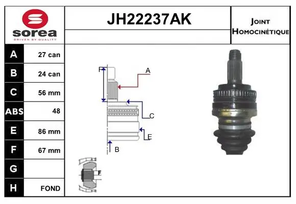 Joint Kit, drive shaft