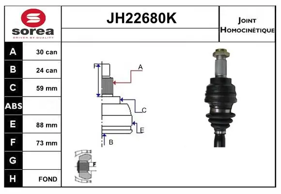 Joint Kit, drive shaft