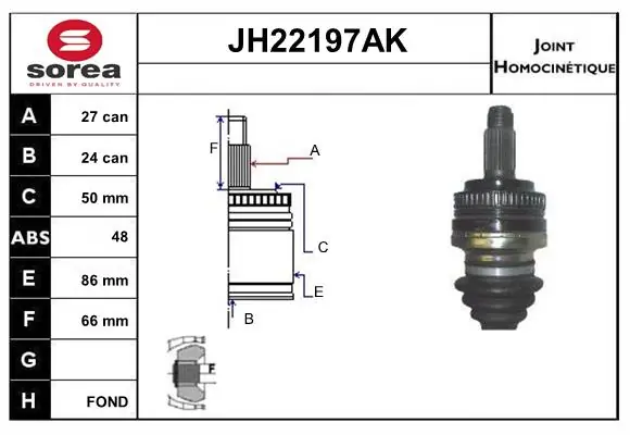 Joint Kit, drive shaft