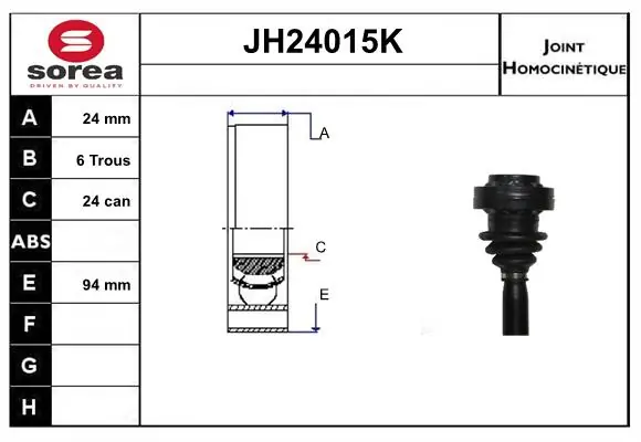 Joint Kit, drive shaft