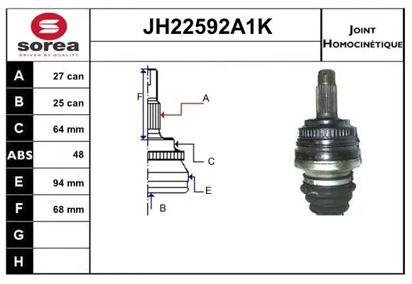 Joint Kit, drive shaft