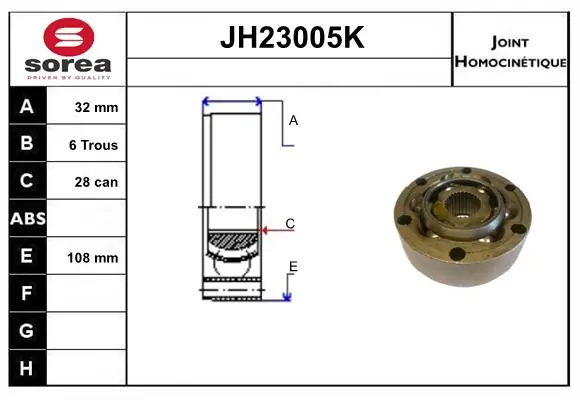 Joint Kit, drive shaft