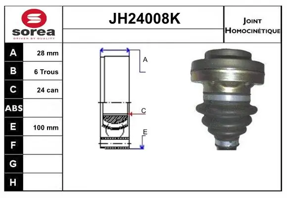 Joint Kit, drive shaft