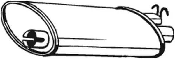 Silencieux arrière BOSAL 235-003