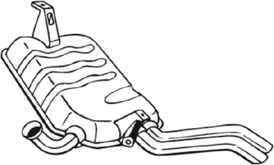 Silencieux arrière BOSAL 200-823