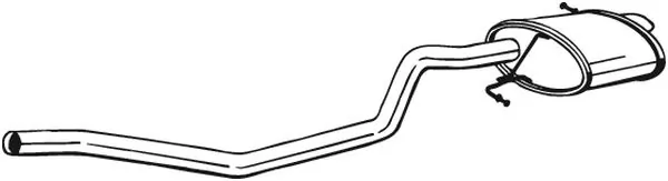 Silencieux arrière BOSAL 282-725