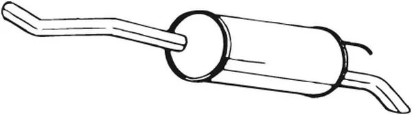 Silencieux arrière BOSAL 135-495