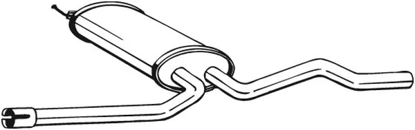 Silencieux central BOSAL 282-351