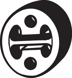 Bandes de caoutchouc, échappement BOSAL 255-414