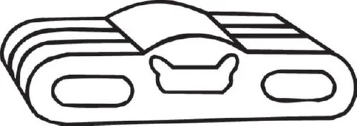 Bandes de caoutchouc, échappement BOSAL 255-911