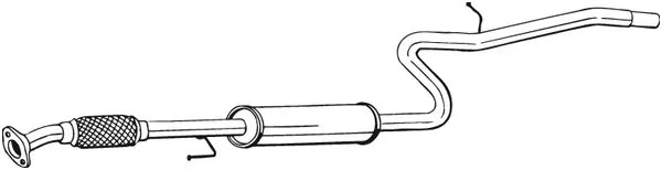 Silencieux central BOSAL 287-419