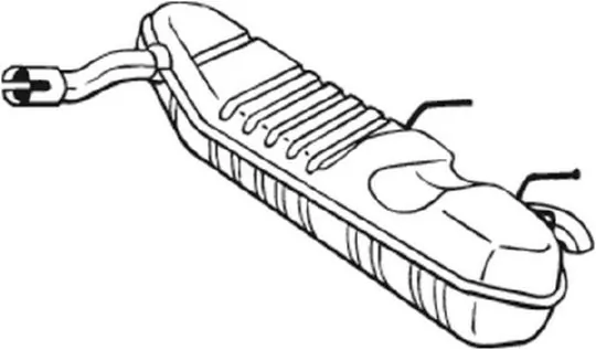 Silencieux arrière BOSAL 185-365