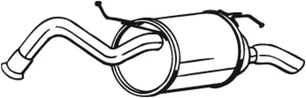 Silencieux arrière BOSAL 228-053