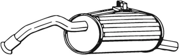 Silencieux arrière BOSAL 228-205