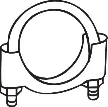 Pièce de serrage, échappement BOSAL 250-242