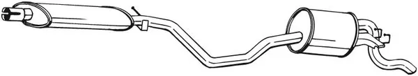 Silencieux arrière BOSAL 287-869