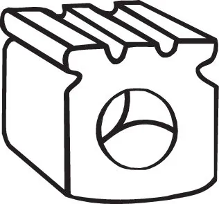 Bandes de caoutchouc, échappement BOSAL 255-045