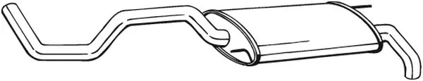 Silencieux arrière BOSAL 278-101